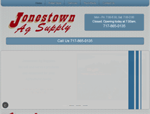 Tablet Screenshot of jonestownag.com